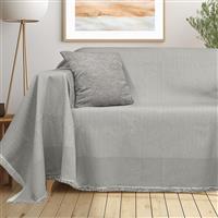 Lino Mirages Ριχτάρι Πολυθρόνας 180x180cm Grey 3000004439