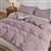 Lino Moderna Σεντόνι Μονό με Λάστιχο 100x200+32cm Amethyst 1000003343