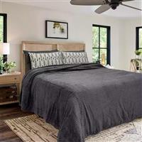 Lino Pelusa Κουβέρτα Fleece Μονή 160x220cm Dark Grey 1300001845