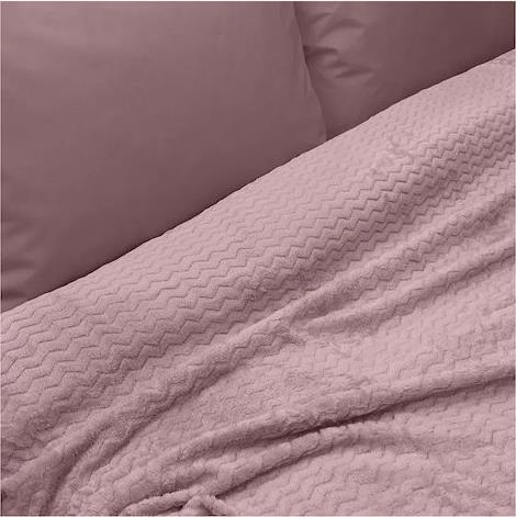 Lino Pelusa Κουβέρτα Fleece Μονή 160x220cm Dark Pink 1300001851