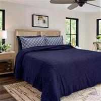 Lino Pelusa Κουβέρτα Fleece Υπέρδιπλη 220x240cm Dark Blue 1300001866