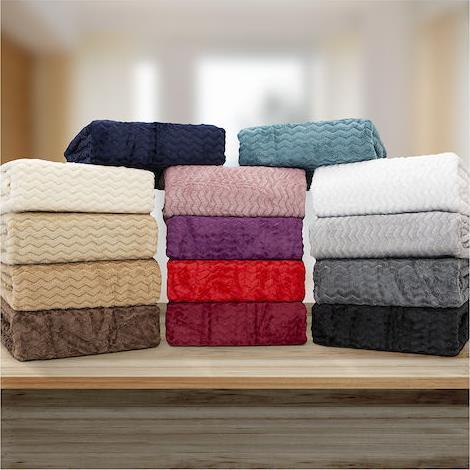 Lino Pelusa Κουβέρτα Fleece Υπέρδιπλη 220x240cm Dark Grey 1300001859