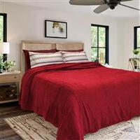 Lino Pelusa Κουβέρτα Fleece Υπέρδιπλη 220x240cm Red 1300001862