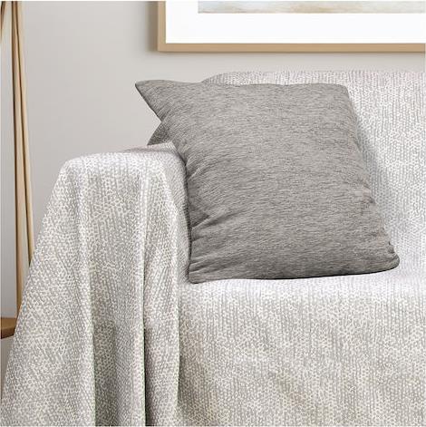 Lino Saphire Ριχτάρι Πολυθρόνας Δύο Όψεων 180x180cm LGrey 3000004424