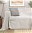 Lino Saphire Ριχτάρι Πολυθρόνας Δύο Όψεων 180x180cm LGrey 3000004424