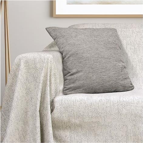 Lino Saphire Ριχτάρι Πολυθρόνας Δύο Όψεων 180x180cm LGrey 3000004424