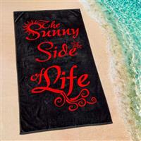 Lino Sunny Life Πετσέτα Θαλάσσης Γκρι 160x86cm 2200001022