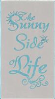 Lino Sunny Life Πετσέτα Θαλάσσης Light Grey-Aqua 160x86cm 2200001025