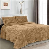 Lino Valar Κουβερτοπάπλωμα Σετ Μονό 160x240cm Beige 1200001680