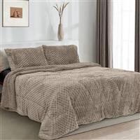 Lino Valar Κουβερτοπάπλωμα Σετ Μονό 160x240cm Taupe 1200001681