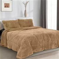 Lino Valar Κουβερτοπάπλωμα Σετ Υπέρδιπλο 220x240cm Beige 1200001685