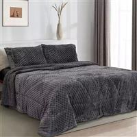 Lino Valar Κουβερτοπάπλωμα Σετ Υπέρδιπλο 220x240cm Grey 1200001688