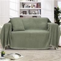 Lino Valio Ριχτάρι Διθέσιου Καναπέ 180x250cm Green 3000004262