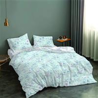 Lino Ville Σετ Σεντόνια Υπέρδιπλα με Λάστιχο 160x200+35cm Ice 4τμχ 1500004390