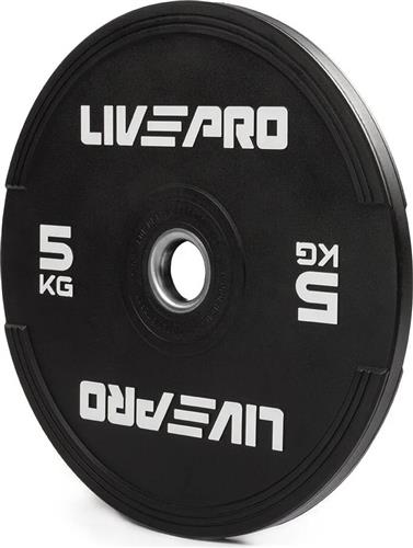 Live Pro B-8331-05 Δίσκος Ολυμπιακού Τύπου Λαστιχένιος 1 x 5kg Φ50mm