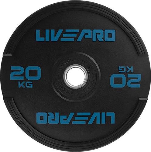 Live Pro B-8331-20 Δίσκος Ολυμπιακού Τύπου Λαστιχένιος 1 x 20kg Φ50mm