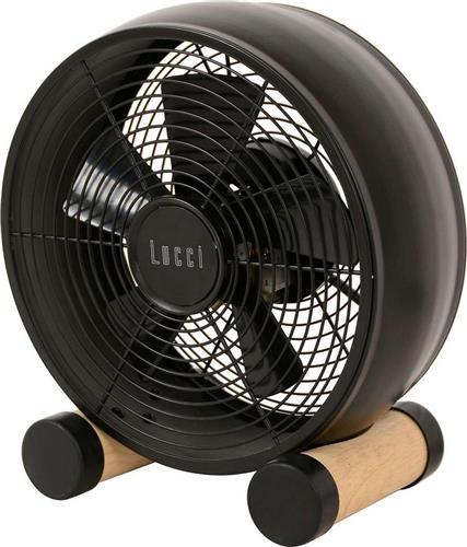 Lucci Air Breeze Ανεμιστήρας Επιτραπέζιος Black/Ash Φ20cm