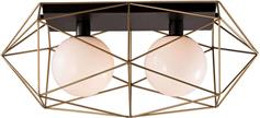 Luce Abraxas Μοντέρνα Μεταλλική Πλαφονιέρα Οροφής με Ντουί E27 σε Χρυσό χρώμα 60cm I-ABRAXAS-PL2 ORO