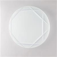 Luce Elixir Κλασική Πλαστική Πλαφονιέρα Οροφής με Ενσωματωμένο LED σε Λευκό χρώμα 30cm I-ELIXIR-PL30