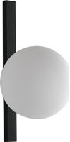 Luce Enoire Μοντέρνο Φωτιστικό Τοίχου με Ντουί E14 σε Μαύρο Χρώμα Απλίκα Μονόφωτο Πλάτους 16.5cm I-ENOIRE-AP1