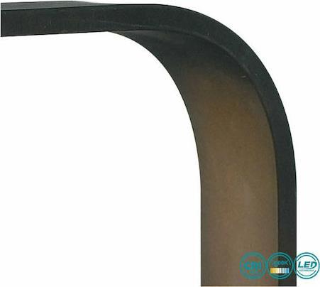 Luce Επιτραπέζιο Διακοσμητικό Φωτιστικό LED σε Μαύρο Χρώμα LED-MOKA-LC