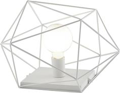 Luce Επιτραπέζιο Διακοσμητικό Φωτιστικό με Ντουί E27 σε Λευκό Χρώμα I-ABRAXAS-L1 BCO