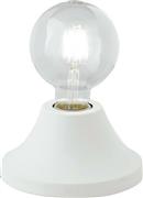 Luce Επιτραπέζιο Διακοσμητικό Φωτιστικό με Ντουί E27 σε Λευκό Χρώμα I-VESEVUS-L BCO
