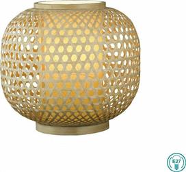 Luce Επιτραπέζιο Διακοσμητικό Φωτιστικό με Ντουί για Λαμπτήρα E27 σε Μπεζ Χρώμα I-ZEN-LUME