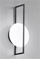 Luce Φωτιστικό Τοίχου Μαύρο LED-FOBOS-AP-NER