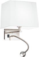 Luce Helly Μοντέρνο Φωτιστικό Τοίχου με Ενσωματωμένο LED και Φυσικό Λευκό Φως σε Λευκό Χρώμα Πλάτους 22cm I-090111-5E