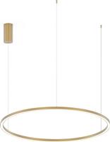 Luce Hoop Μοντέρνο Κρεμαστό Φωτιστικό με Ενσωματωμένο LED σε Χρυσό Χρώμα LED-HOOP-S120-ORO