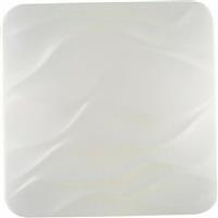 Luce Κλασική Πλαστική Πλαφονιέρα Οροφής με Ενσωματωμένο LED σε Λευκό χρώμα 33cm I-WAVE-PL33