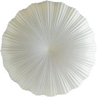 Luce Κλασική Πλαστική Πλαφονιέρα Οροφής με Ενσωματωμένο LED σε Λευκό χρώμα 39.5cm I-SPRING-PL40