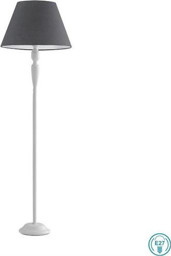 Luce Κλασικό Φωτιστικό Δαπέδου Υ155xΜ45cm με Ντουί για Λαμπτήρα E27 σε Γκρι Χρώμα I-FAVOLA/PT