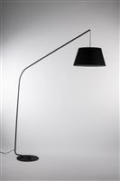 Luce Κλασικό Φωτιστικό Δαπέδου Υ180xΜ150cm με Ντουί για Λαμπτήρα E27 σε Μαύρο Χρώμα I-ENJOY-PT-NER