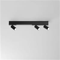 Luce Τριπλό Σποτ σε Μαύρο Χρώμα LED-ORIENTED-4-NER