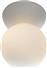 Luce Μοντέρνα Γύψινη Πλαφονιέρα Οροφής με Ντουί G9 σε Λευκό χρώμα 14cm I-KISS-PL