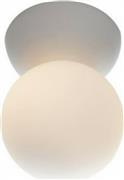 Luce Μοντέρνα Γύψινη Πλαφονιέρα Οροφής με Ντουί G9 σε Λευκό χρώμα 14cm I-KISS-PL