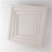 Luce Μοντέρνα Μεταλλική Πλαφονιέρα Οροφής με Ενσωματωμένο LED σε Λευκό χρώμα 47cm LED-HYPNOTIC-PL50