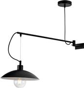 Luce Μοντέρνο Φωτιστικό Τοίχου με Ντουί E27 σε Μαύρο Χρώμα I-ELDORADO-AP-NER