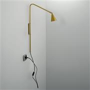 Luce Μοντέρνο Φωτιστικό Τοίχου με Ντουί GU10 σε Χρυσό Χρώμα Πλάτους 69.5cm I-ENEA-AP1-ORO