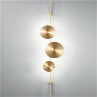 Luce Μοντέρνο Φωτιστικό Τοίχου σε Χρυσό Χρώμα LED-IDOL-AP-ORO