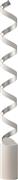 Luce Μοντέρνο LED Φωτιστικό Δαπέδου Υ152xΜ14.5cm με Φυσικό Λευκό Φως σε Λευκό Χρώμα LED-HELIX-PT10 BCO