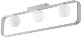 Luce Roxy Μοντέρνα Μεταλλική Πλαφονιέρα Οροφής με Ντουί G9 σε Λευκό χρώμα 80cm I-ROXY-PL3