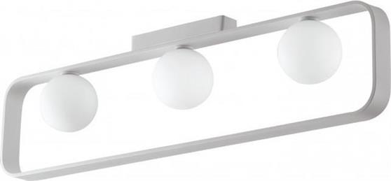 Luce Roxy Μοντέρνα Μεταλλική Πλαφονιέρα Οροφής με Ντουί G9 σε Λευκό χρώμα 80cm I-ROXY-PL3