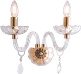 Luce Vintage Φωτιστικό Τοίχου με Ντουί E14 σε Χρυσό Χρώμα I-RIFLESSO/AP2