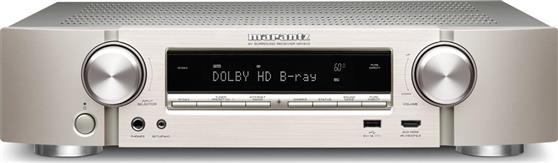 Marantz NR1510 Ραδιοενισχυτής Home Cinema 4K 5.2 Καναλιών 50W/8Ω 60W/6Ω με HDR Ασημί
