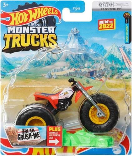 Mattel Αυτοκινητάκι Hot Wheels Monster Trucks Tuk n' Roll για 3+ Ετών HKM38