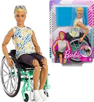 Mattel Barbie Ken Κούκλα Fashionistas #167 with Wheelchair για 3+ Ετών GWX93