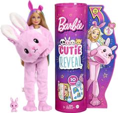 Mattel Barbie Κούκλα Cutie Reveal: Bunny για 3+ Ετών HHG19